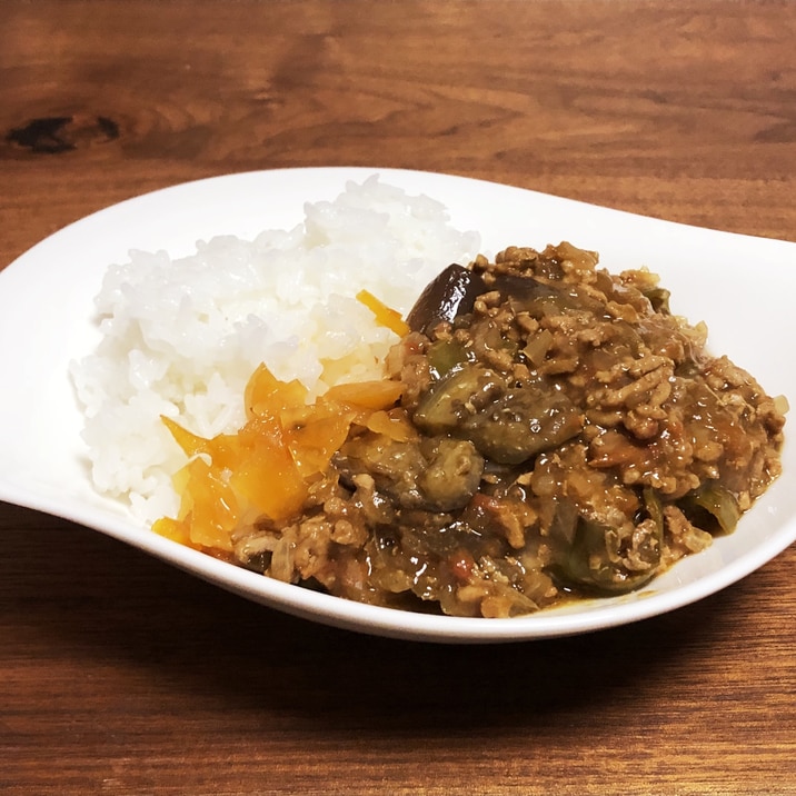 ホットクック ☆ナスたっぷりのキーマカレー